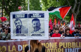 El activista español de la flotilla Saif Abukeshek llega a Barcelona tras su liberación por Israel