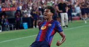 Doblete de Lamine Yamal en victoria del Barça 5-0