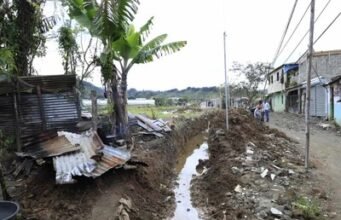 Obra de drenaje en Rancho Arriba sigue inconclusa