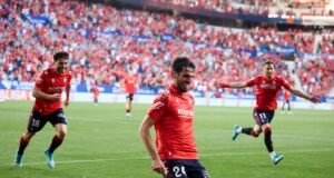 Osasuna mira hacia arriba y deja al Sevilla casi hundido y en zona de descenso