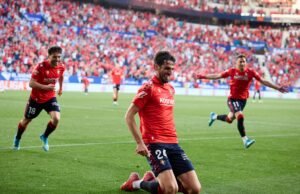 Osasuna mira hacia arriba y deja al Sevilla casi hundido y en zona de descenso