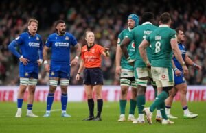 Hollie Davidson, la árbitra que rompe barreras de género en el rugby