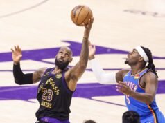 Los Thunder se mantienen invictos y eliminan a los Lakers de Doncic y LeBron de los ‘playoffs’ de la NBA