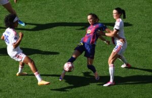 Barcelona – OL Lyoness en directo | Gol anulado a Heaps por fuera de juego