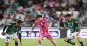 Messi vuelve a jugar con el Inter Miami tras la muerte de su padre