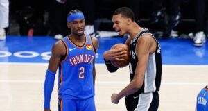 Los Spurs de un colosal Wembanyama rompen la imbatibilidad de los Thunder tras dos prórrogas