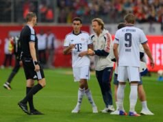 Musiala se vuelve a desplomar en un partido con el Bayern de Múnich