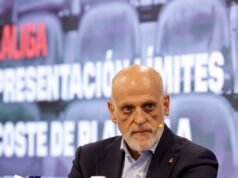 Tebas carga contra el Real Madrid y el club pide un nuevo dirigente “capaz de administrar” la Liga
