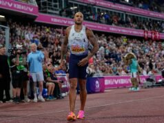 El gran favorito, Marcell Jacobs, se lesiona a los 40 metros y deja al británico Romell Glave la victoria en los 100m de los Europeos de atletismo