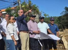 Abinader visita Gaspar Hernández y supervisa daños por lluvias