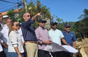 Abinader visita Gaspar Hernández y supervisa daños por lluvias