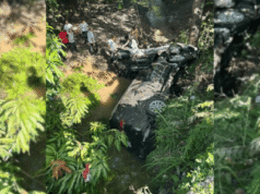 Accidente tránsito de escolta en Maimón-Puerto Plata deja 3 heridos