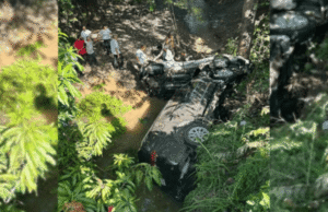 Accidente tránsito de escolta en Maimón-Puerto Plata deja 3 heridos