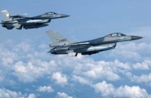 Accidente avión F-16 en Michigan deja piloto ileso