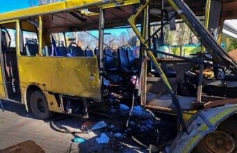 Tres muertos en ataque con drones contra un minibús en Ucrania