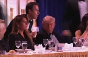 Caos durante cena de Trump con periodistas en la Casa Blanca