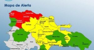COE mantiene 4 provincias en alerta roja y advierte sobre lluvias