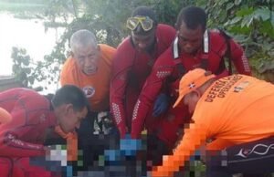 Defensa Civil recupera cuerpo de motorista que cayó al río Isabela