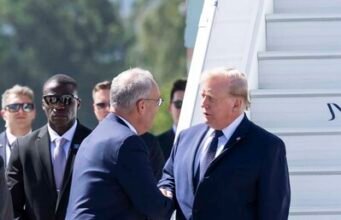 Donald Trump llega a Ginebra para la cumbre G7