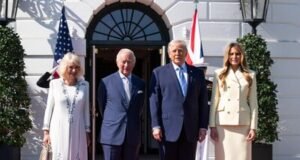 Donald Trump recibe a Carlos III para tomar el té en la Casa Blanca