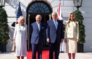 Donald Trump recibe a Carlos III para tomar el té en la Casa Blanca