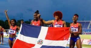 El relevo femenino 4×100 le da a RD su medalla 11 de oro en atlet