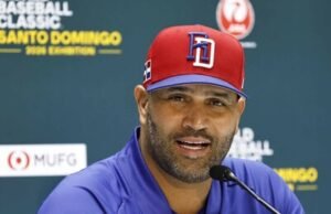 Pujols reafirma el objetivo de RD en el Clásico Mundial de Béisbol