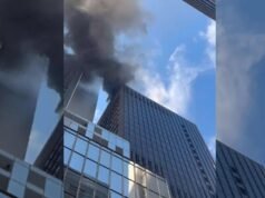 Incendio de gran magnitud afecta rascacielos en Midtown Manhattan