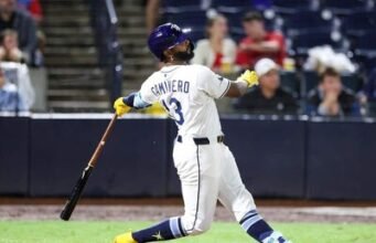 Junior Caminero quiere ser el más joven en ganar el derby de jonrones