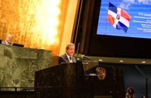 Leonel Fernández en Montessori Model United Nations en la ONU