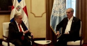 Luis Abinader y António Guterres discuten crisis Haití