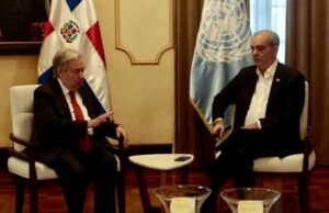 Luis Abinader y António Guterres discuten crisis Haití