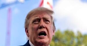 Trump llama "gordo" a un manifestante mientras es expulsado a golpes
