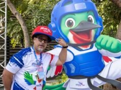 El apoyo incondicional de pareja boricua a su delegación desde 1992