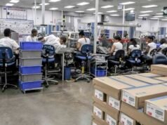 El índice de la actividad manufacturera aumento un 62.9 en mayo