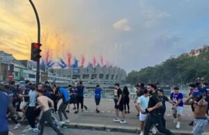 PSG: al menos 79 detenciones y policía herido por festejos