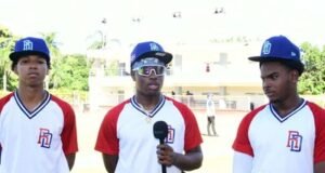 Ricki Moneys y Leanders Matos en el Mundial de Béisbol U-18