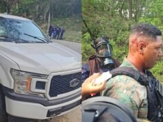 Cuatro agentes heridos en protesta contra minería en San Juan