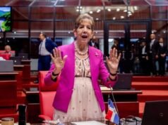 Senadora Ginnette Bournigal sale en defensa de la Policía