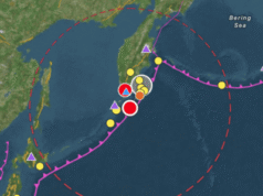 Terremoto de magnitud 6,9 sacude la península rusa de Kamchatka