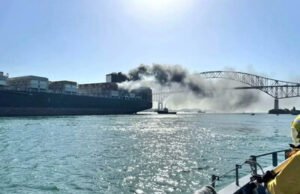Un muerto en incendio que afectó al puente sobre el Canal de Panamá