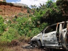 Una ladera que amenaza la vida en Paraíso del Caribe