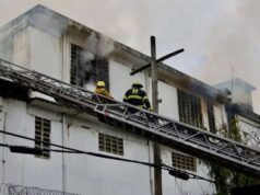 Se registra incendio en almacén de Banreservas; no hay heridos