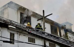 Se registra incendio en almacén de Banreservas; no hay heridos