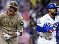 Manny Machado y Teoscar Hernández entre jornones de RD en playoffs